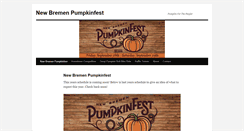Desktop Screenshot of newbremenpumpkinfest.com